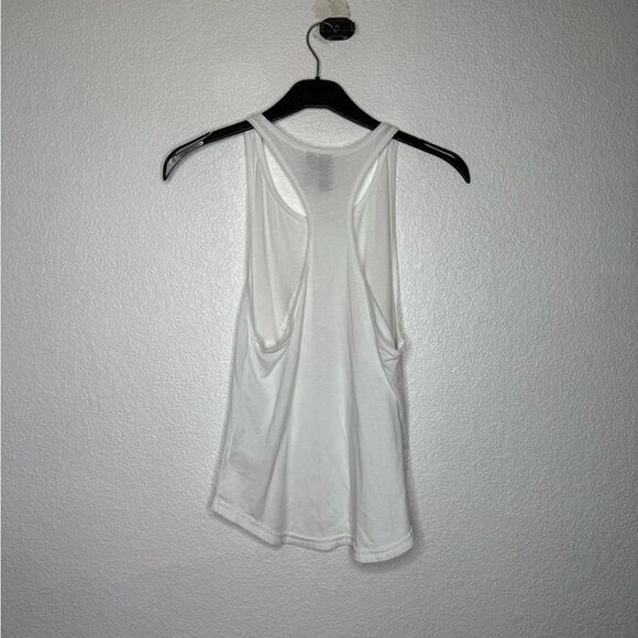 Adidas White Tank Top with Graphic Design Size Small - Picture 5 of 5